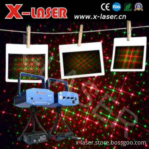 Mini eight Patterns Laser Light